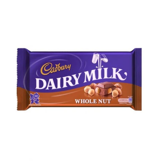 CADBURY DAIRY MILK CHOCOLATE WHOLENUT SLAB 300 GM BASIC