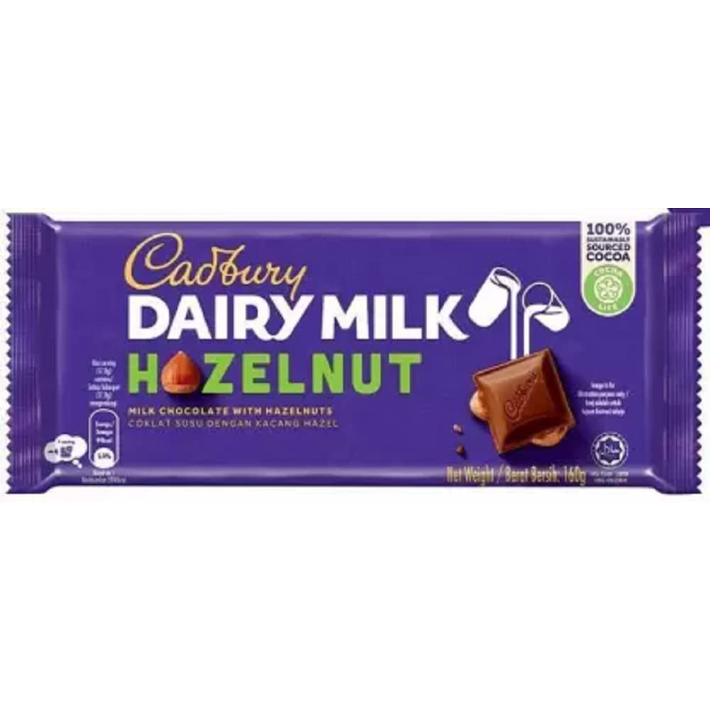 CADBURY DAIRY MILK CHOCOLATE HAZELNUT 160 GM BASIC