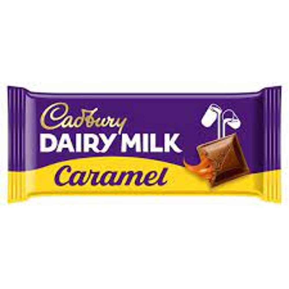 CADBURY DAIRY MILK CHOCOLATE CARAMEL 120 GM