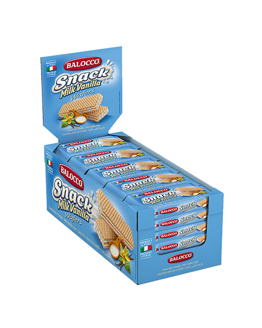 BALOCCO SNACK MILK VANILLA WAFERS 45G-BOX