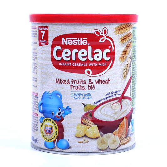 NESTLE CERELAC MIXED FRUIT AND WHEAT WITH MILK 400 GM