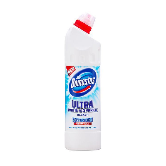 DOMESTOS TOILET BLEACH THICK ULTRA WHITE SPARKLE 750 ML