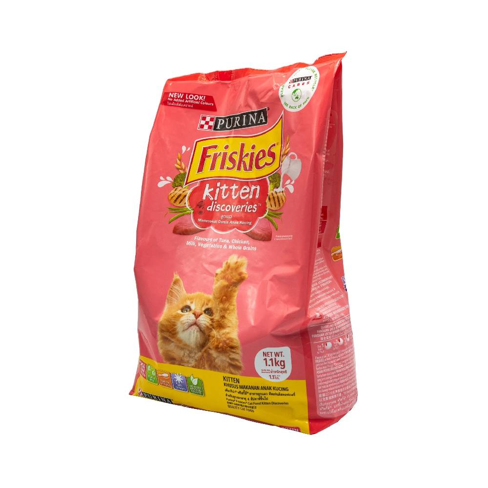PURINA FRISKIES CAT FOOD KITTEN DISCOVERIES 1.1 KG