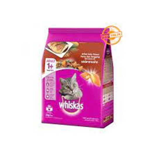 WHISKAS CAT FOOD ADULT GRILLED SABA 1+YEAR 3 KG