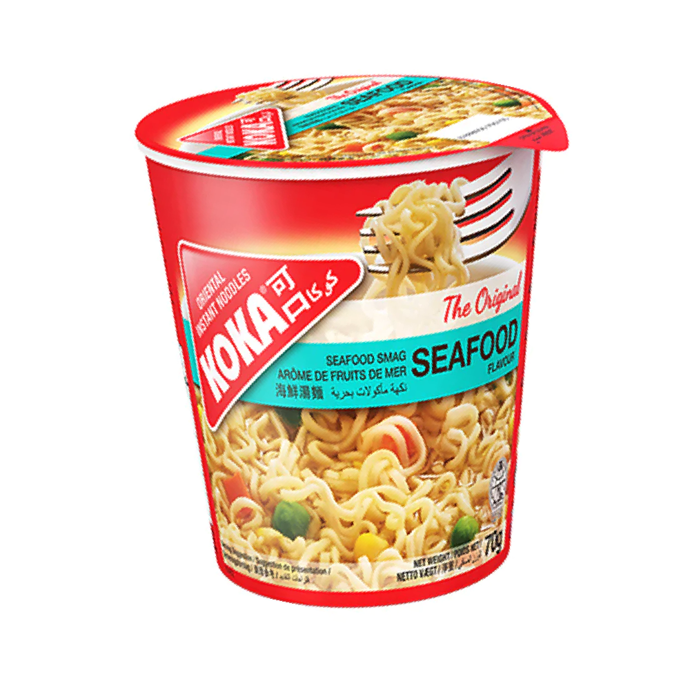 KOKA NOODLES SEAFOOD 70 GM