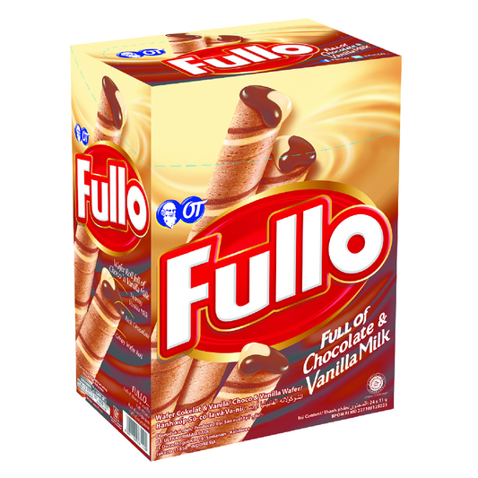 FULLO STICK WAFER CHOCO VANILLA 11GM BASIC