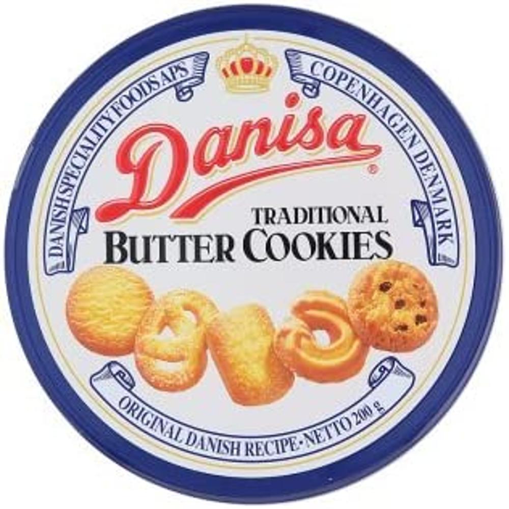 DANISA BUTTER COOKIES TRADITIONAL TIN 200 GM