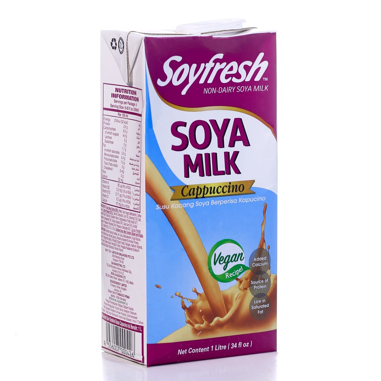 SOY FRESH SOYA MILK CAPPUCCINO 1 LTR