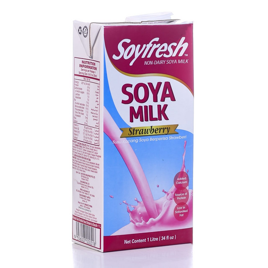 SOY FRESH SOYA MILK STRAWBERRY 1 LTR