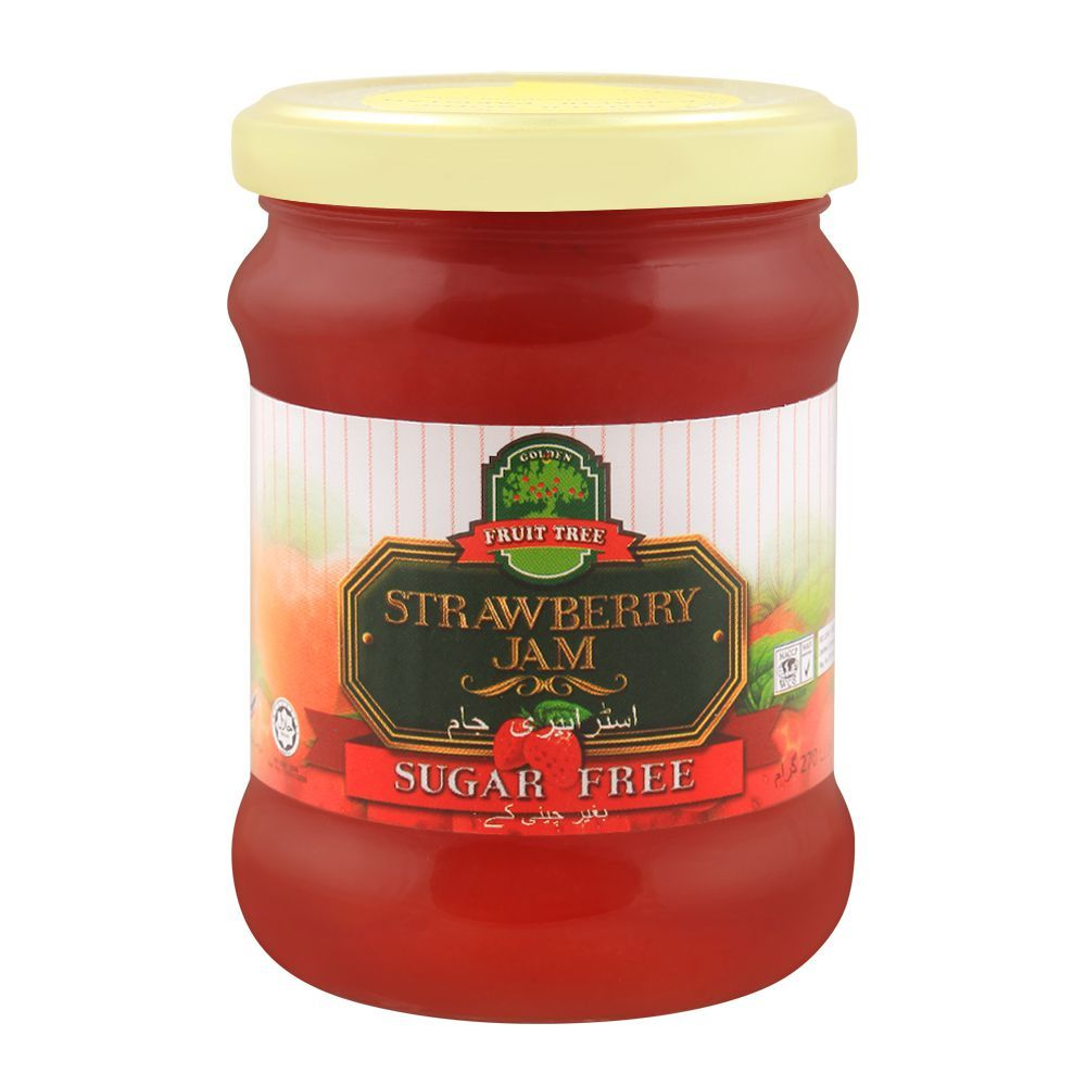 FRUIT TREE JAM STRAWBERRY SUGAR FREE 270 GM