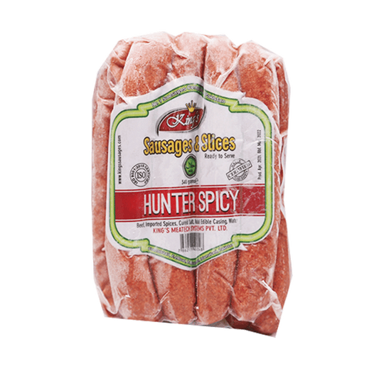 KINGS SAUSAGES  SLICES HUNTER SPICY 340 GM