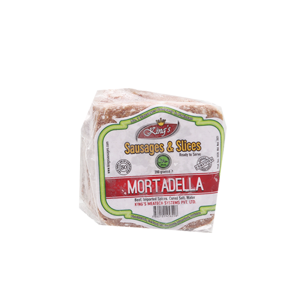 KINGS SAUSAGES MORTADELLA 200 GM