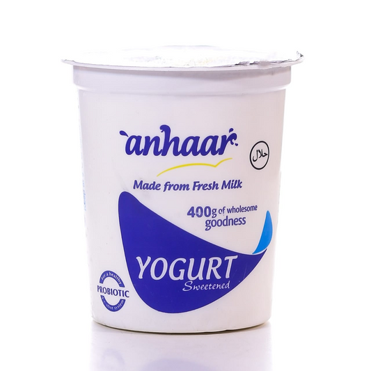 ANHAAR SWEETENED YOGURT 400 GM