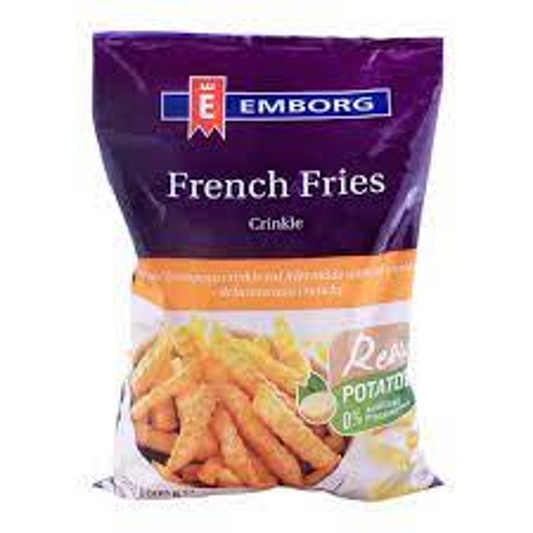 EMBORG FRENCH FIRES CRINKLE CUT 1000 GM