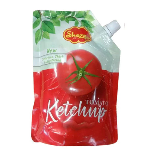 SHEZAN THICK TOMATO KETCHUP POUCH 800 GM