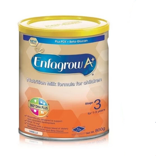 ENFAGROW MILK POWDER VANILLA A+ STAGE 3 TIN 800 GM