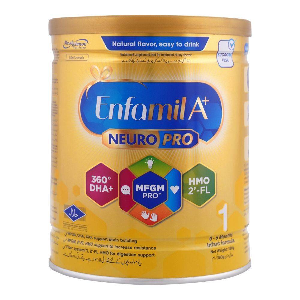 ENFAMIL MILK POWDER A+ STAGE 1 TIN 380 GM