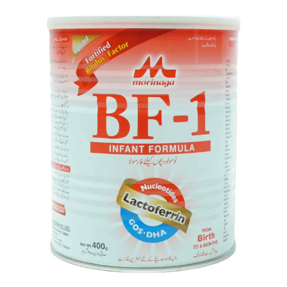 MORINAGA BF-1 INFANT FORMULA  MILK POWDER FROM BIRTH 400 GM