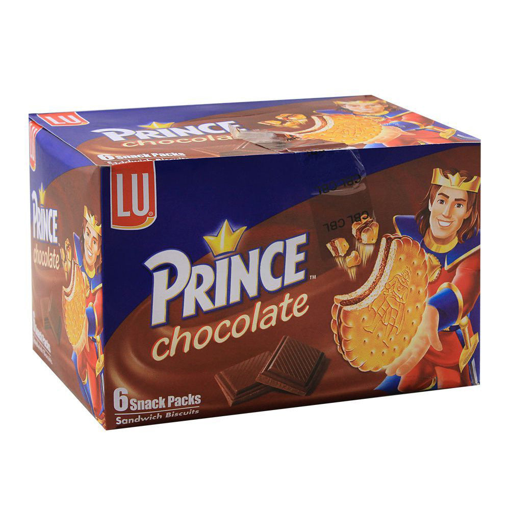 LU PRINCE CHOCOLATE SANDWICH BISCUITS HALF ROLL 55.2 GM-BOX