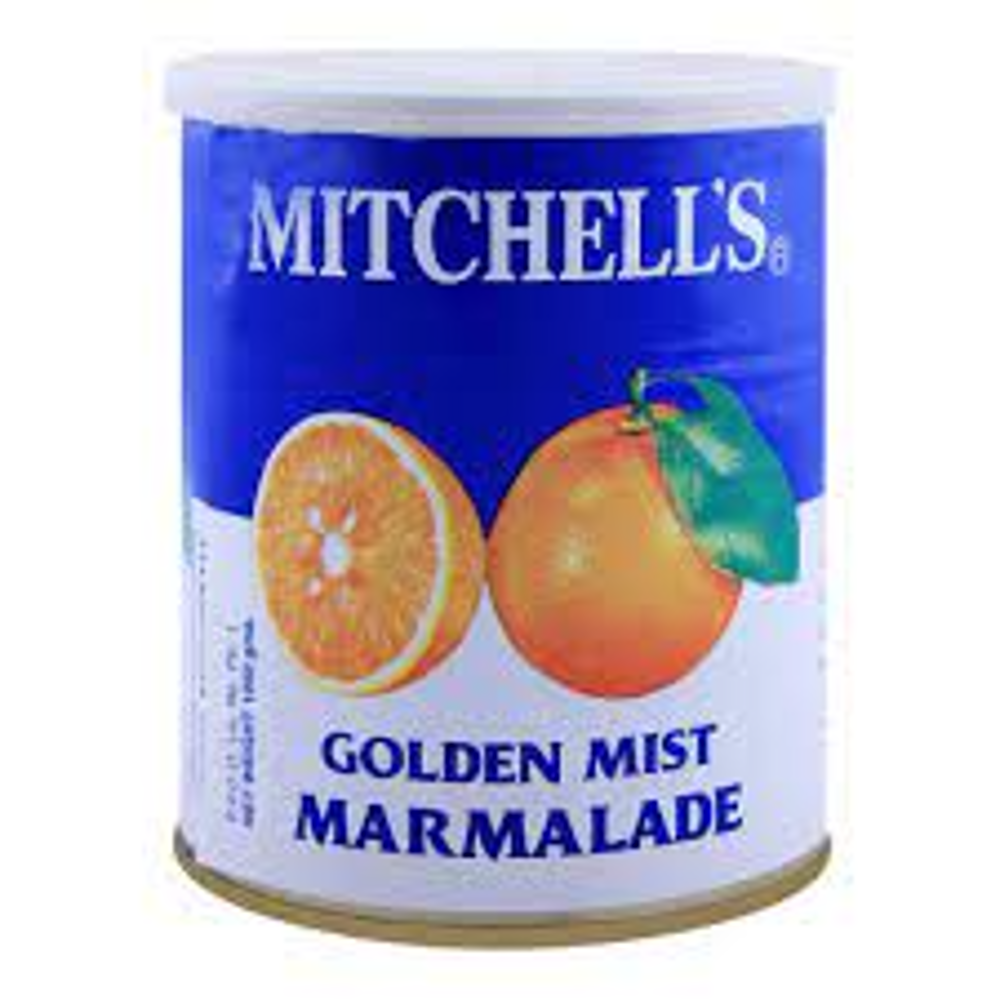 MITCHELLS JAM GOLDEN MIST MARMALADE TIN 1050 GM