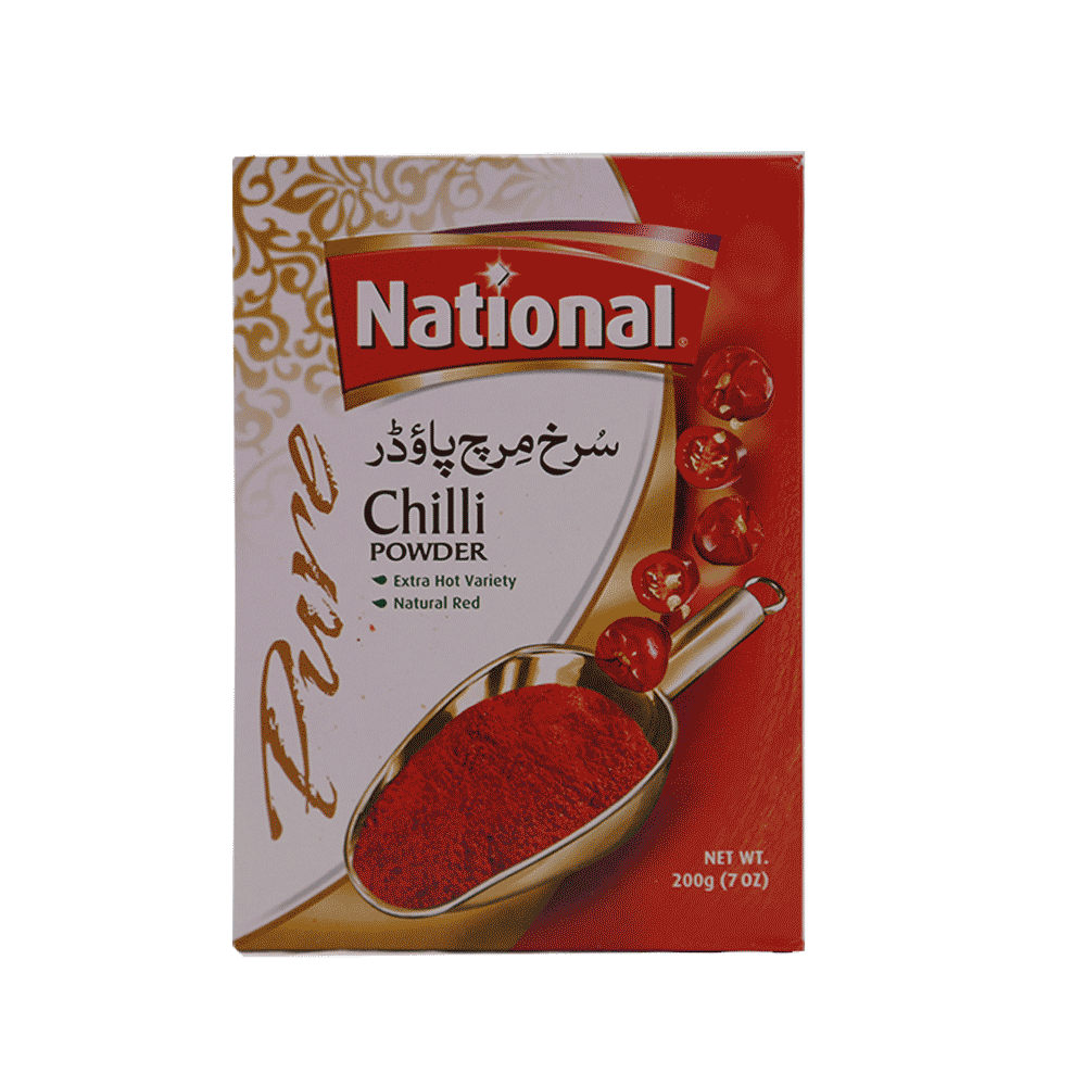 NATIONAL POWDER CHILLI 200 GM