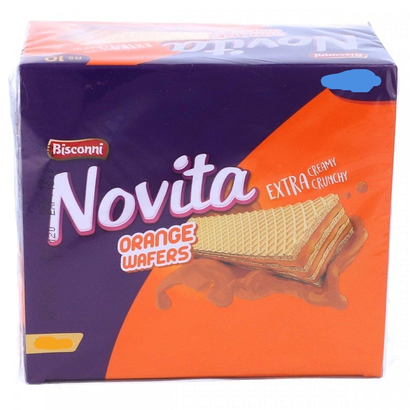 BISCONNI NOBITA ORANGE WAFERS 49.5G-BOX