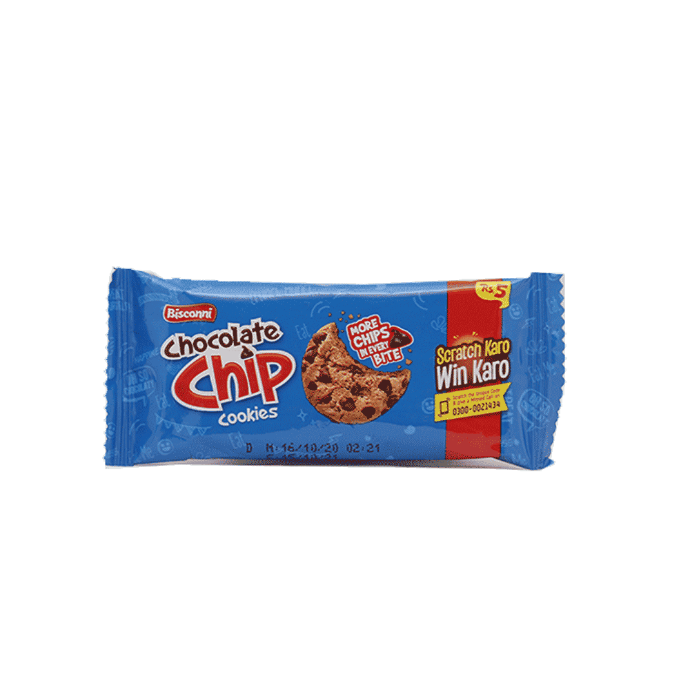 BISCONNI COOKIES CHOCOLATE CHIP TIKKI PACK 15.3 GM