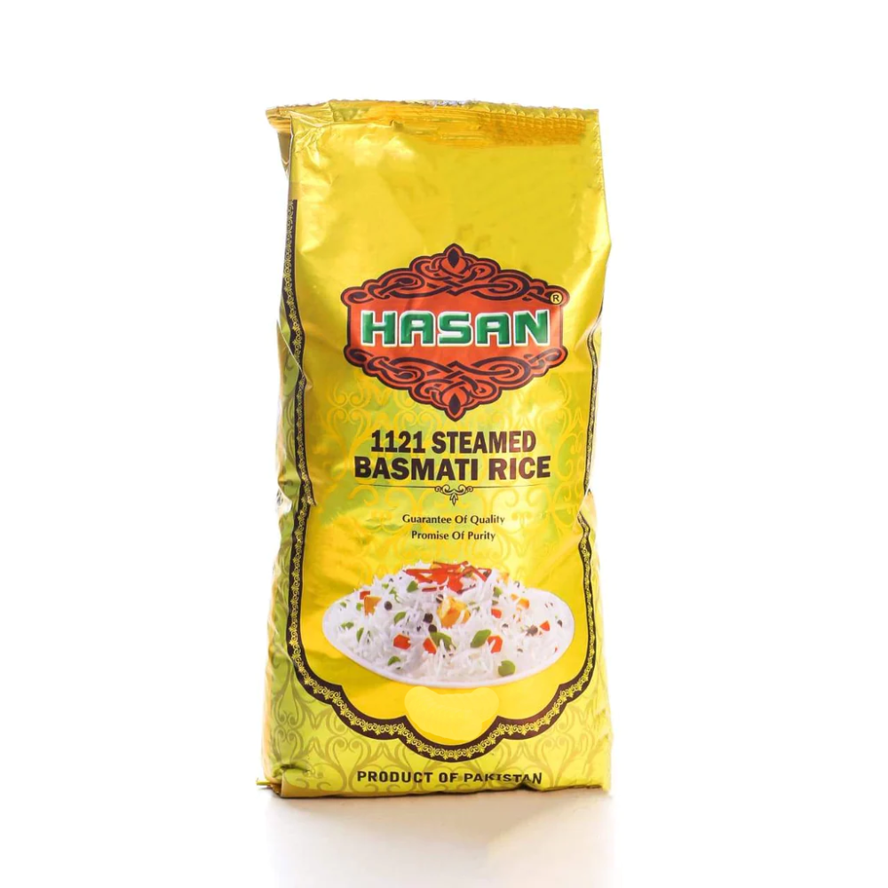 HASSAN 1121 STEAMED BASMATI RICE 5 KG