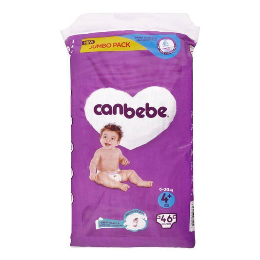 CANBEBE DIAPER JUMBO MAXI PLUS 4 46PCS 9-20 KG