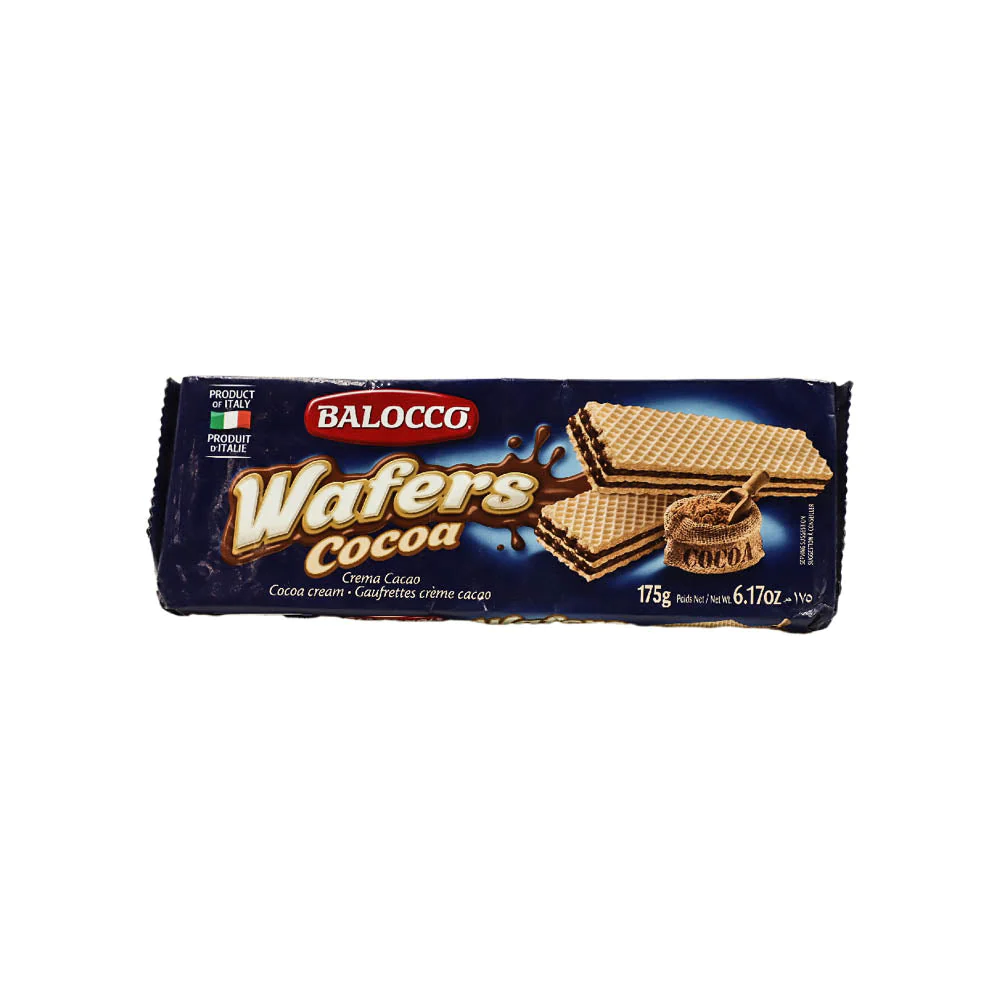 BALOCCO SNACK WAFER CACAO 175 GM