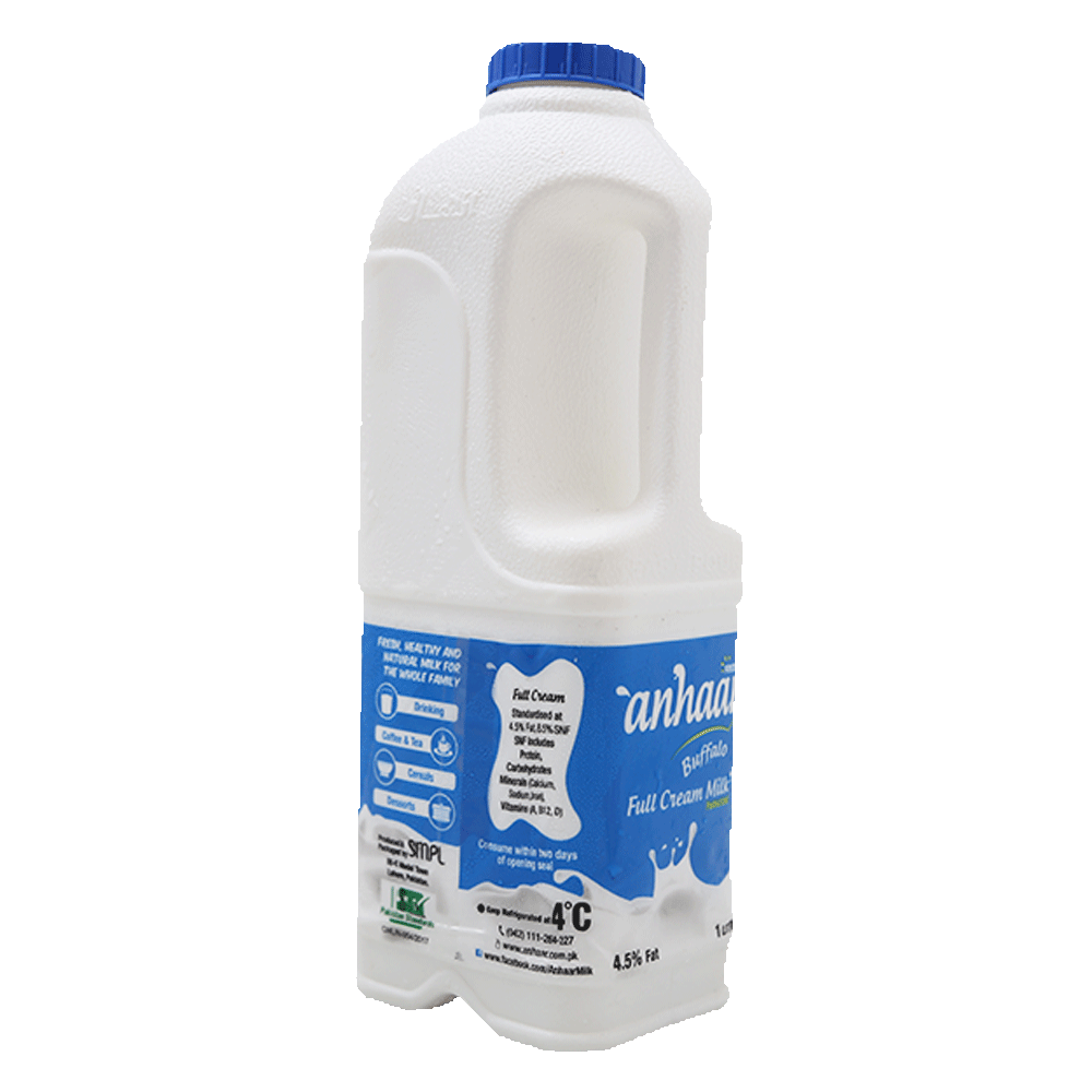 ANHAAR BUFFALO MILK FULL CREAM 1 LTR