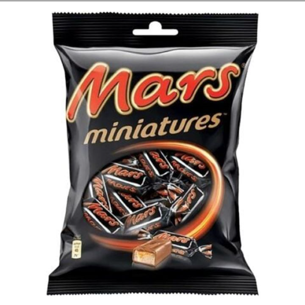 MARS CHOCOLATE MINIATURES PACKET 150 GM