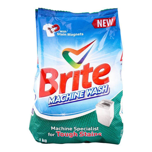 BRITE WASHING POWDER MACHINE WASH 1 KG