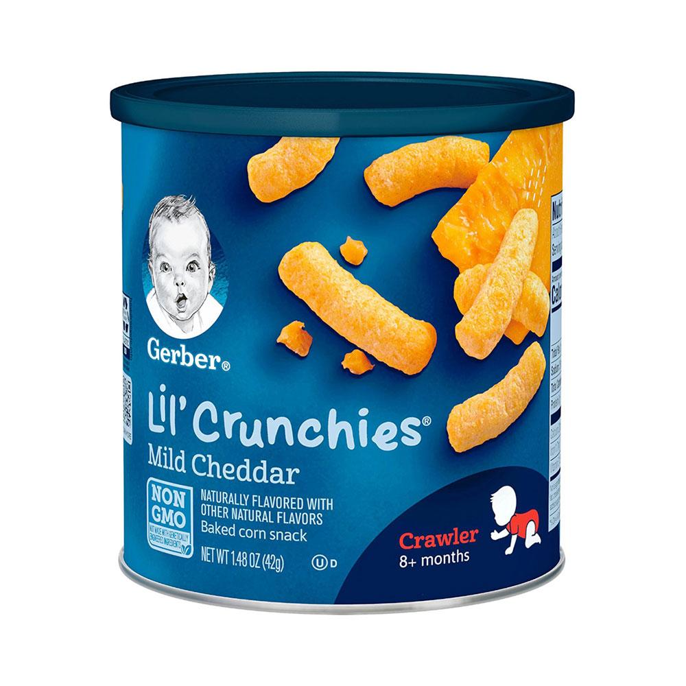 GERBER GRADUATES CRUNCHIES MILD CHEDDAR 42 GM