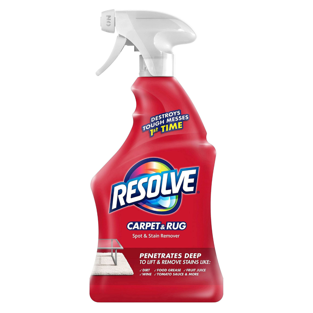 RESOLVE CARPET CLEANER STAIN