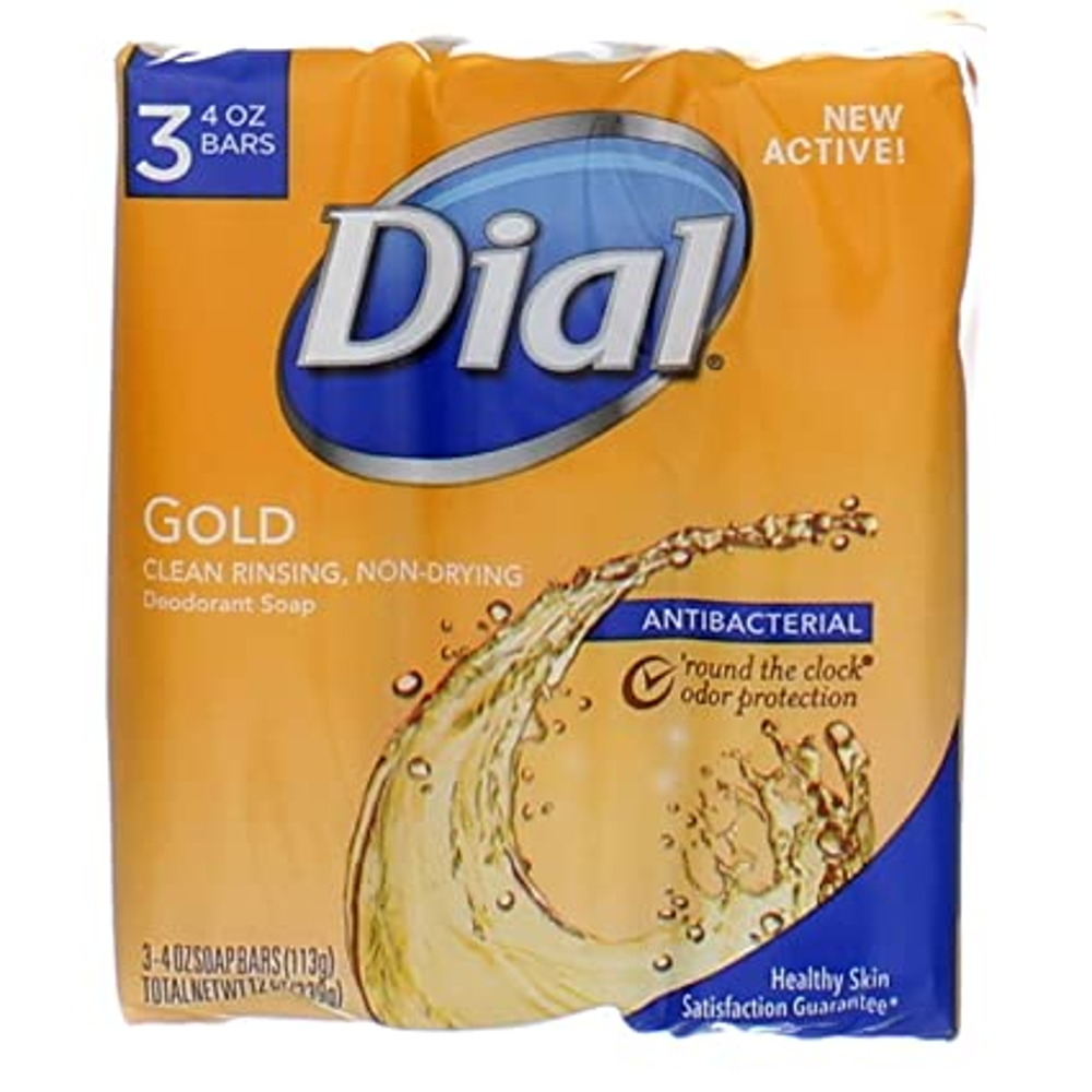 DIAL SOAP GOLD 3PC PACK 339 GM