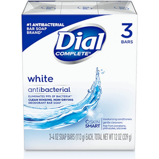 DIAL SOAP WHITE 3PC PACK 339 GM