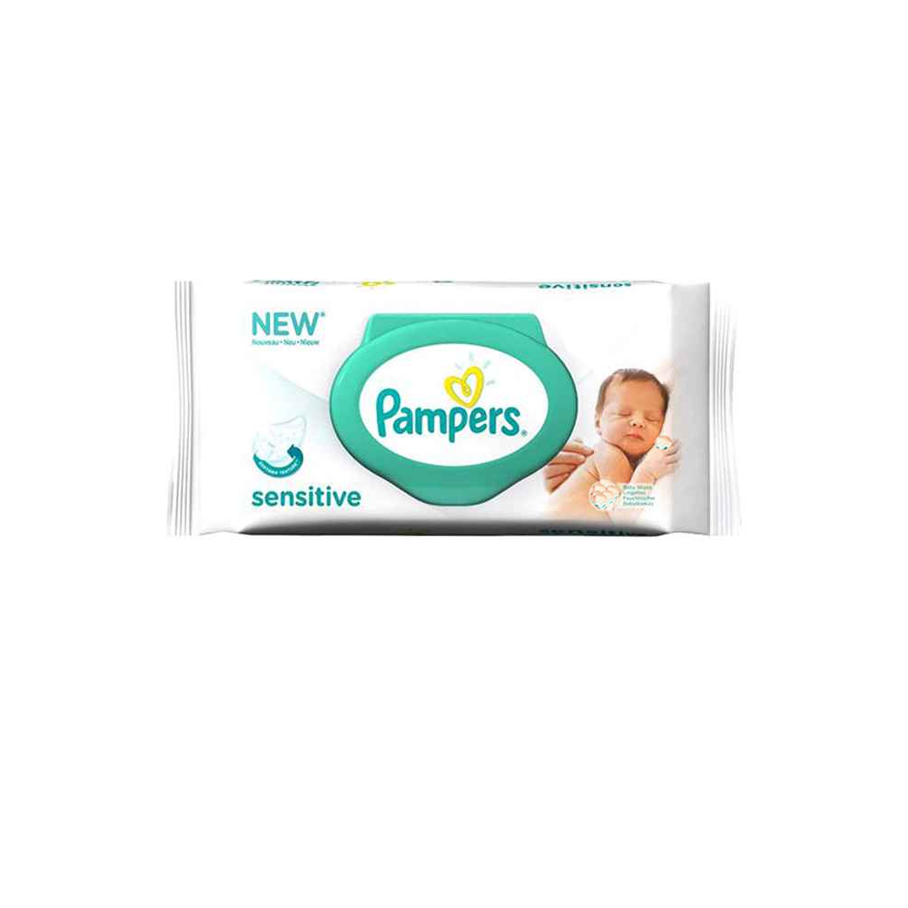 PAMPER WIPES SENSITIVE 50PC BASIC