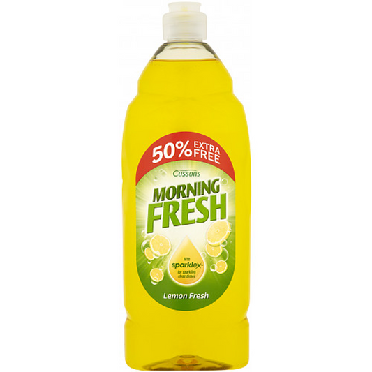 CUSSONS MORNING FRESH DISHWASH LIQUID LEMON 675 ML BASIC