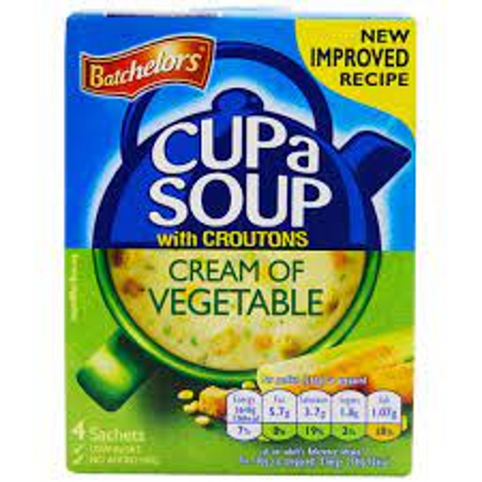 BATCHELORS CUP A SOUP CREAM OF VEGETABLE 122 GM BASIC