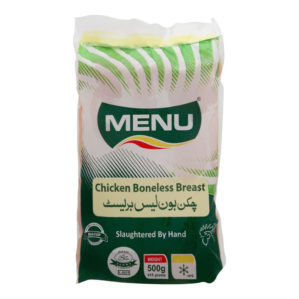 MENU CHICKEN BREAST BONELESS 500 GM