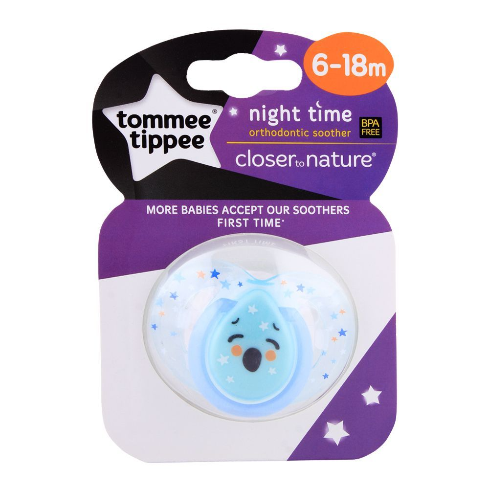 TOMMEE TIPPEE SOOTHER NIGHT TIME 6-18M 433373