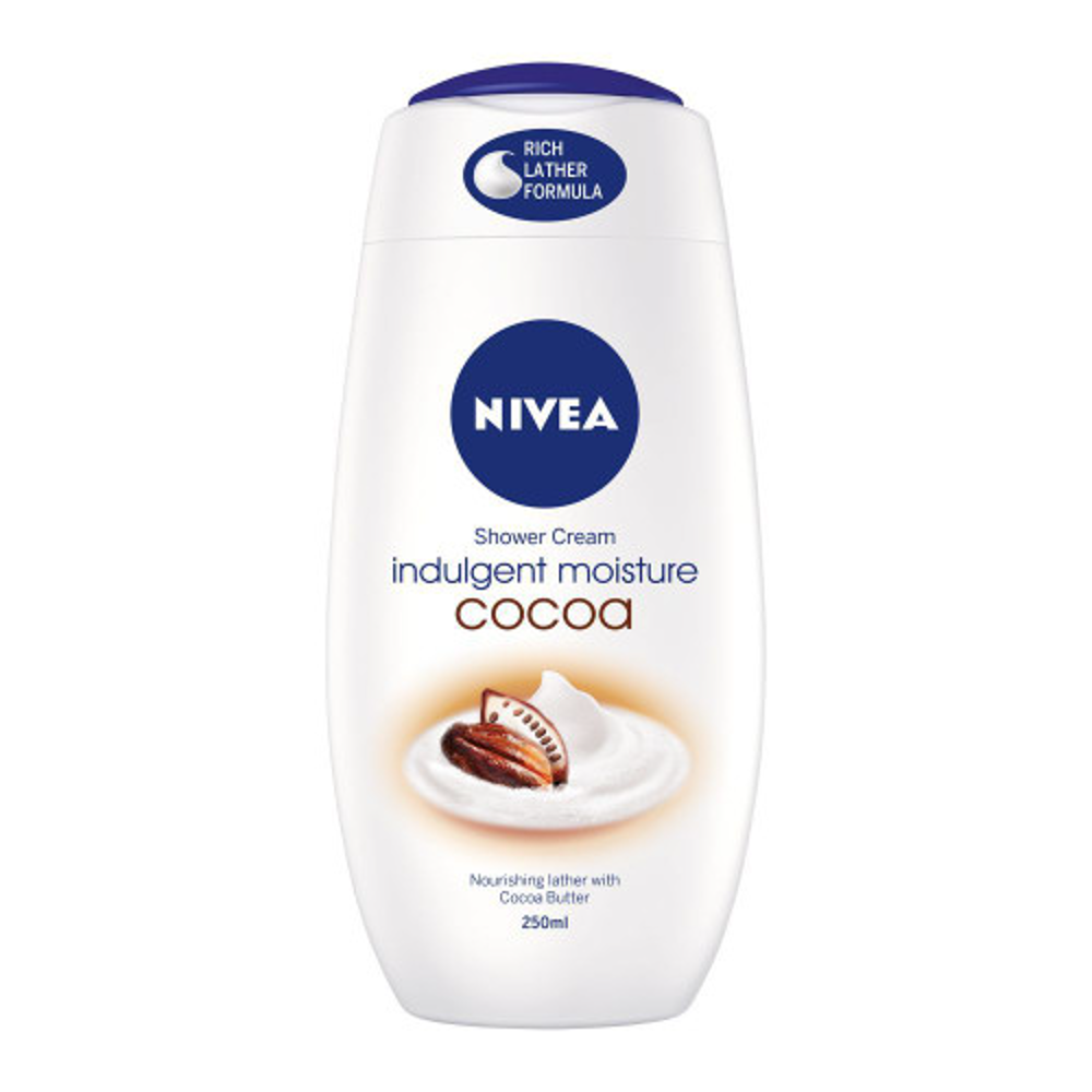 NIVEA SHOWER CREAM INDULGING MOISTURE COCOA 250 ML BASIC