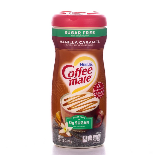 NESTLE COFFEE MATE VANILLA CARAMEL SUGAR FREE 289.1 GM