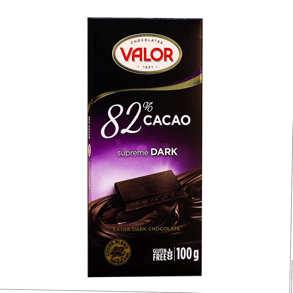 VALOR CHOCOLATE SUPREME DARK 100 GM BASIC