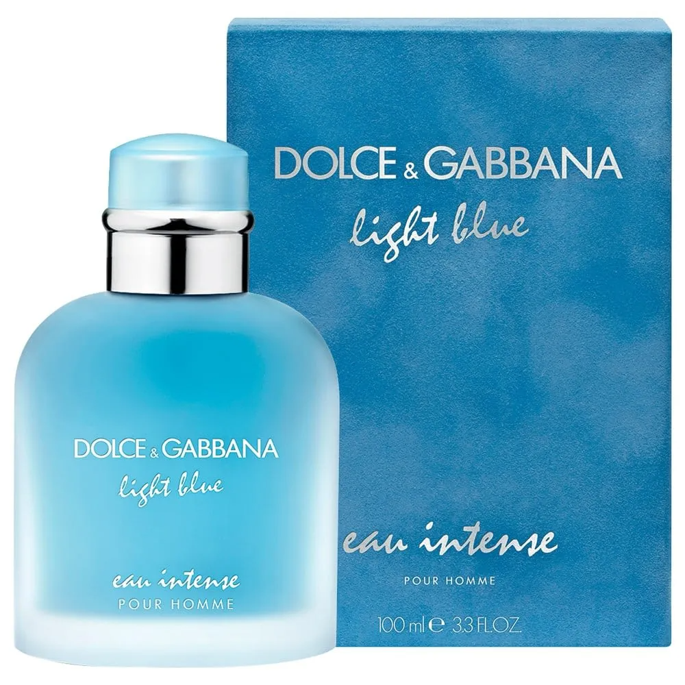 DOLCE & GABBANA LIGHT BLUE EAU INTENSE FOR MEN EDP 100 ML