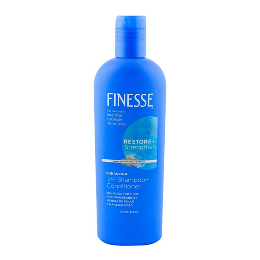 FINESSE SHAMPOO ENHANCING RESTORE STRENGTHEN 2IN1 443 ML