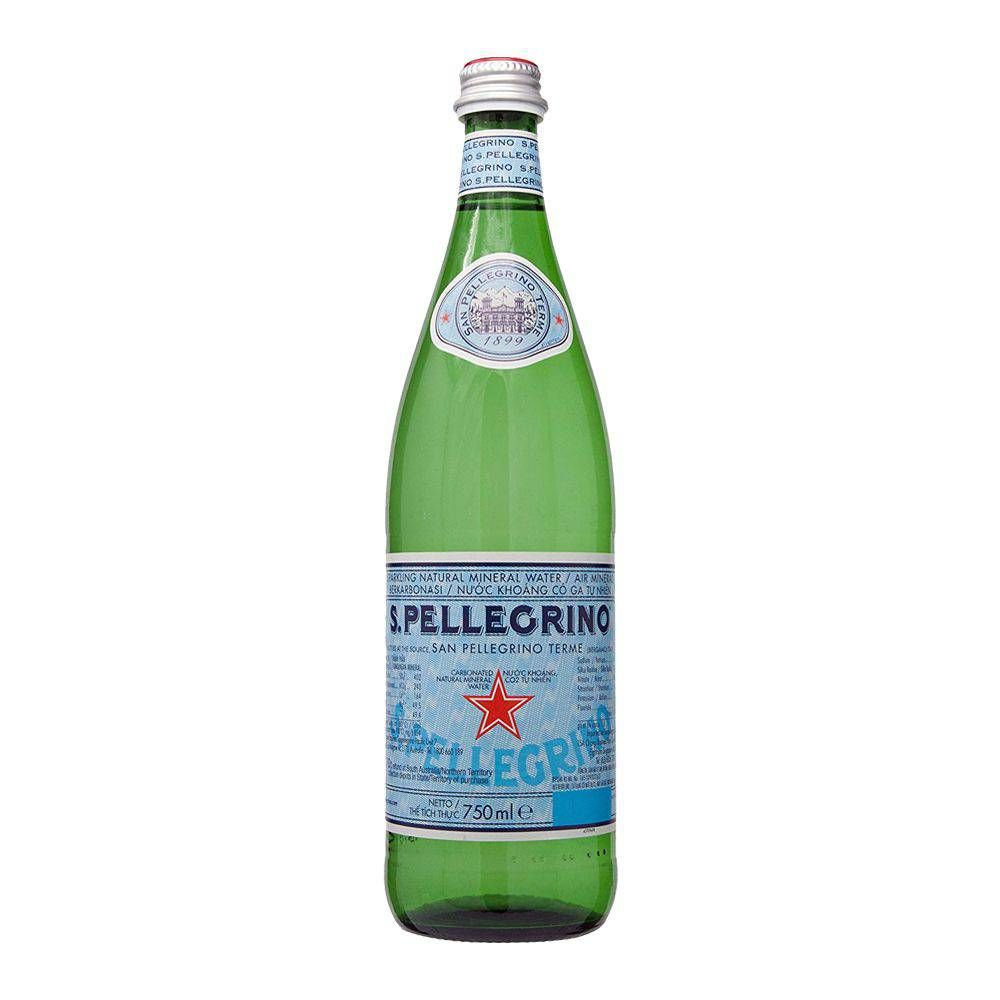 S.PELLEGRINO MINERAL WATER SPARKLING NATURAL 750 ML BASIC