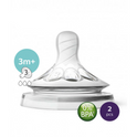 PHILIPS AVENT TEATS FLOW NATURAL MEDIUM 3M+2PC SCF653/23