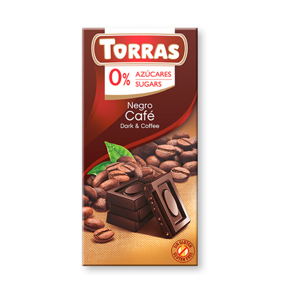 TORRAS DARK CHOCOLATE WITH COFFEE 75G